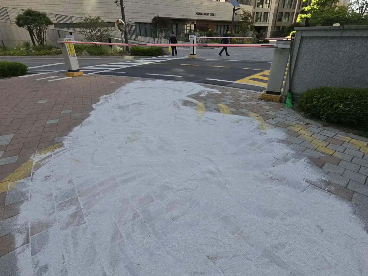 보도블럭교체 시공 사진