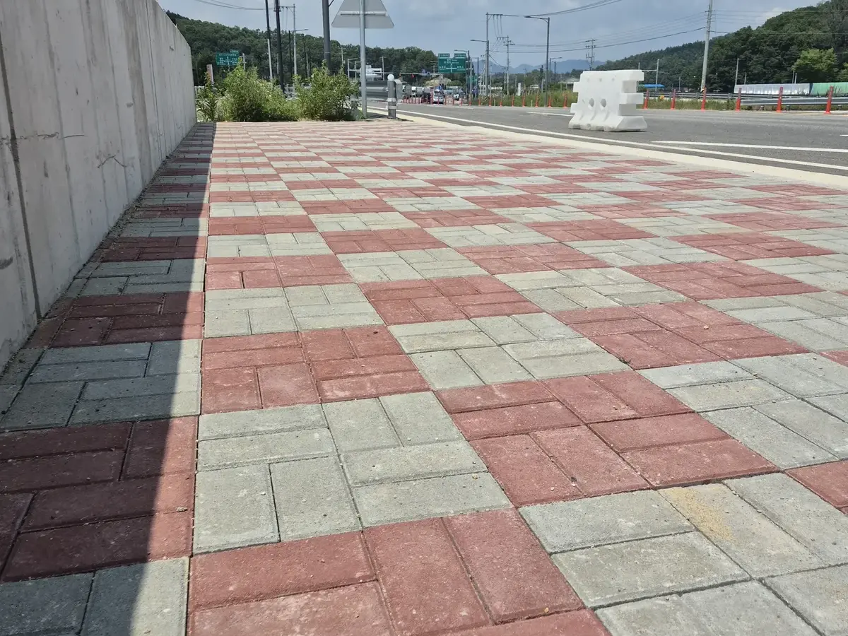 보도블럭교체 시공 사진