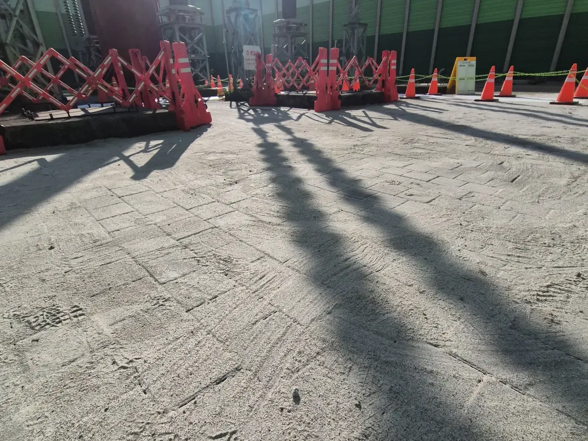 보도블럭 부분교체 시공 현장