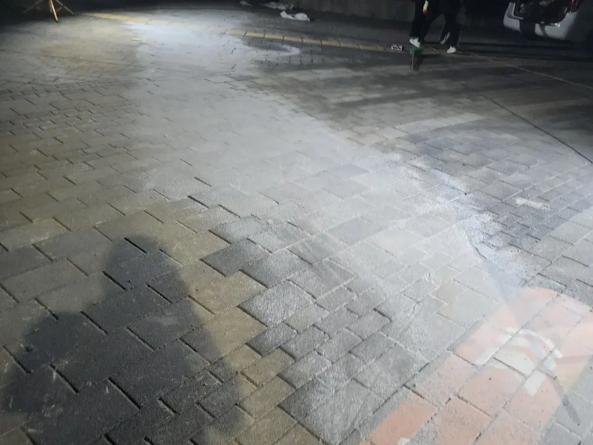 보도블럭교체 시공 사진